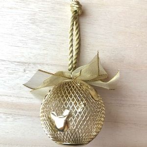 DISNEY Gold Metal Mesh MICKEY MOUSE ORNAMENT